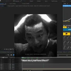 S_HalfTone trending effect tutorial - (Follow for more) #halftone #aftereffectstutorial #videoeditingtutorial #aetutorials #edits #trendiing #aftereffect #fyp #fypシ゚ #100k 