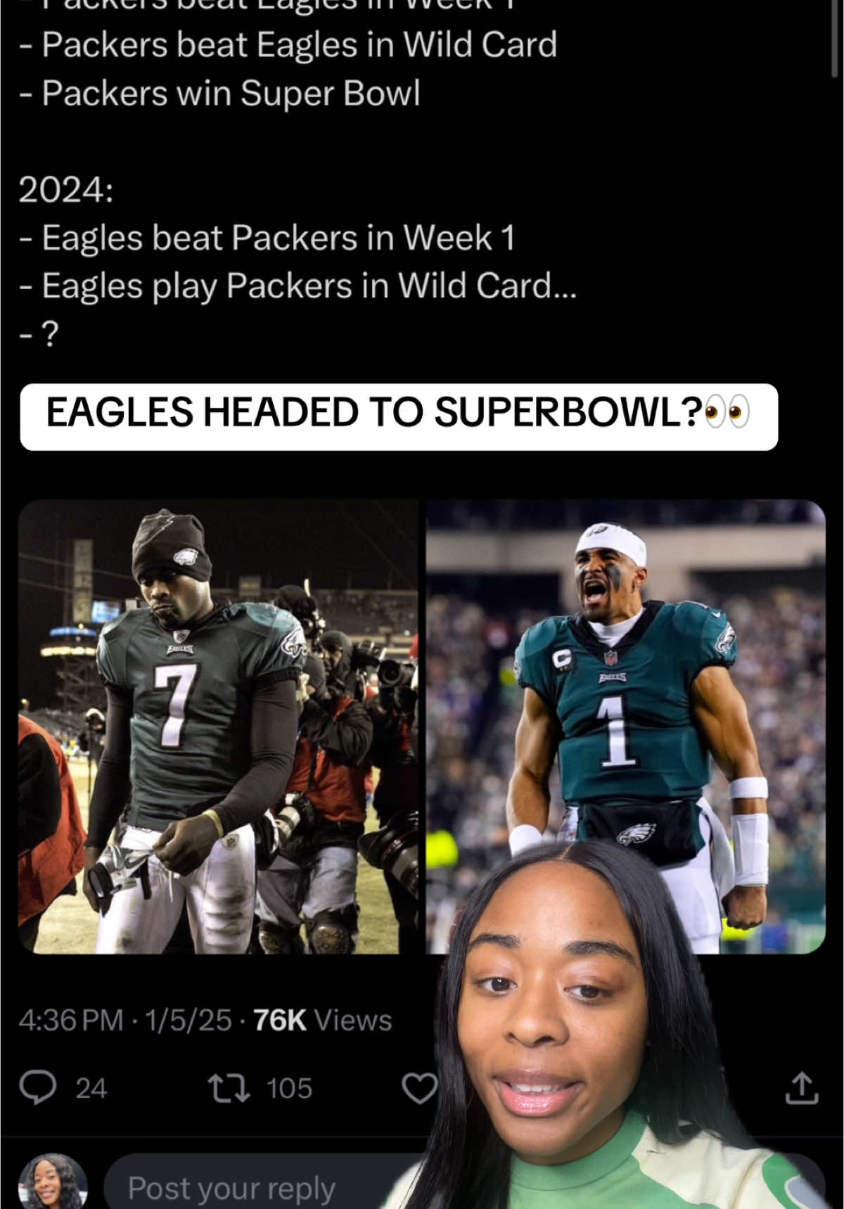 #symonewiththesports #philadelphiaeagles #flyeaglesfly #nfl #greenbaypackers 