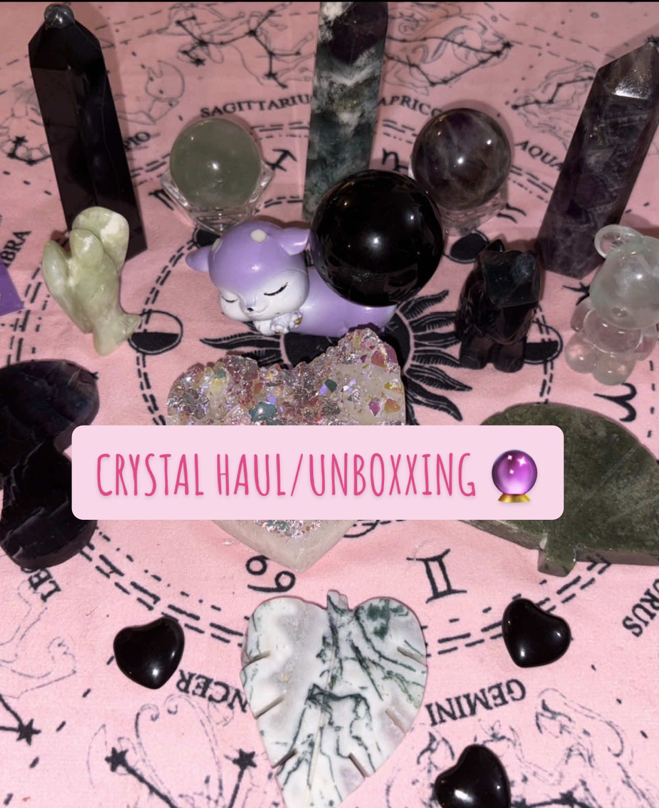 Ahhh my crystals I ordered finally came & they are SOO BEAUTIFUL 😍😍 it’s so hard to pick a favorite but I’m OBSESSED with the heart ✨ @America Crystal Kingdom #crystals #crystalhaul #crystaltok #crystalhealing #spirituality #witchyvibes #witchtok #tiktokshop #fyp #tiktokshopjumpstartsale #unboxingvideo 