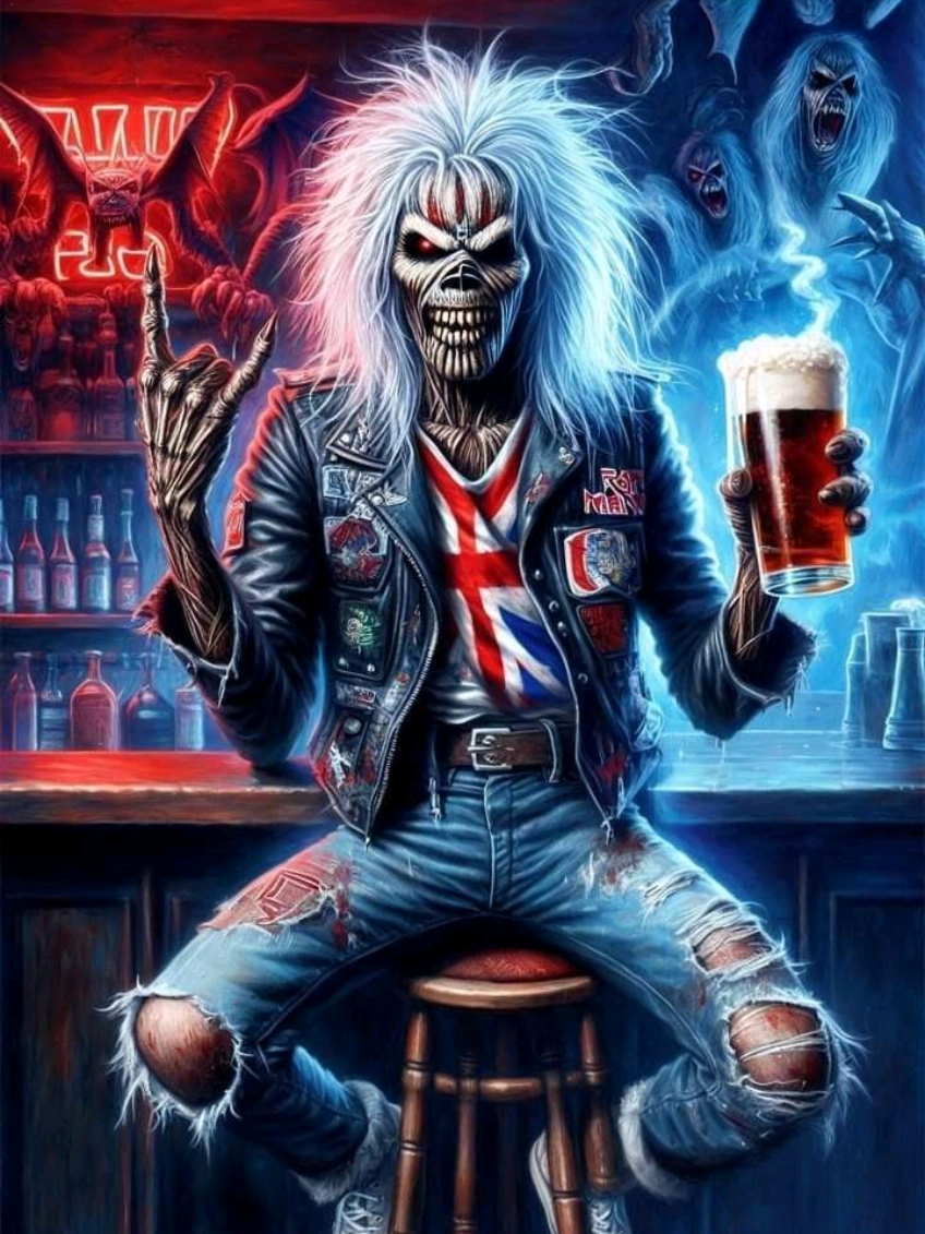 Iron Maiden - Fear of the Dark #ironmaiden #heavymetal #rock #eddie 