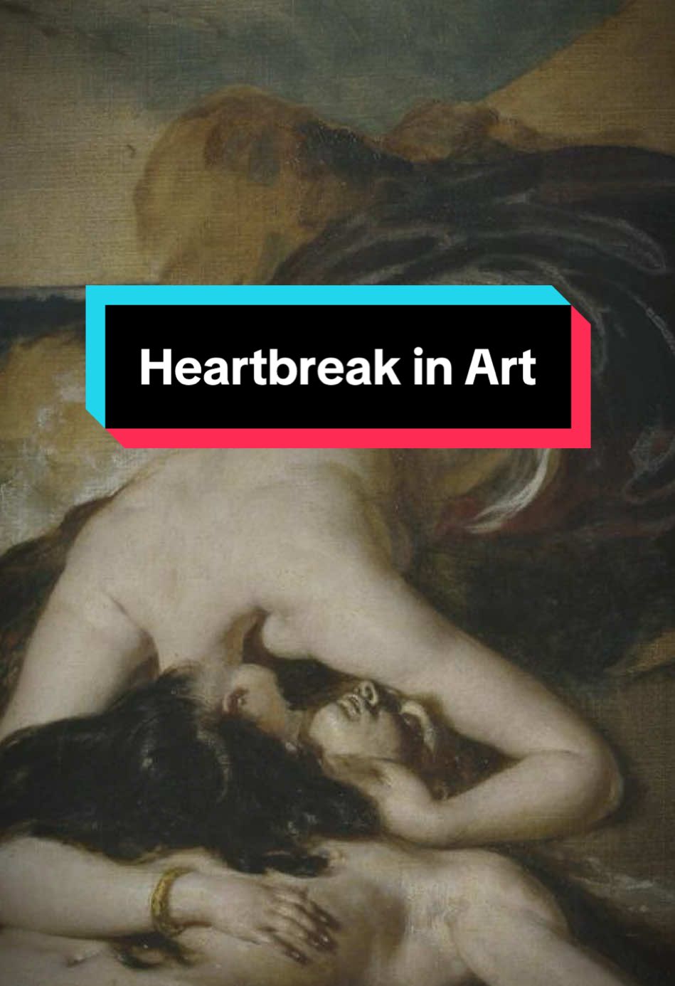 Have you ever been heartbroken? My new book is all about heartbreak in art. 💔 These are some of the artworks featured in it. #heartbreak #arttiktok #loveyou 