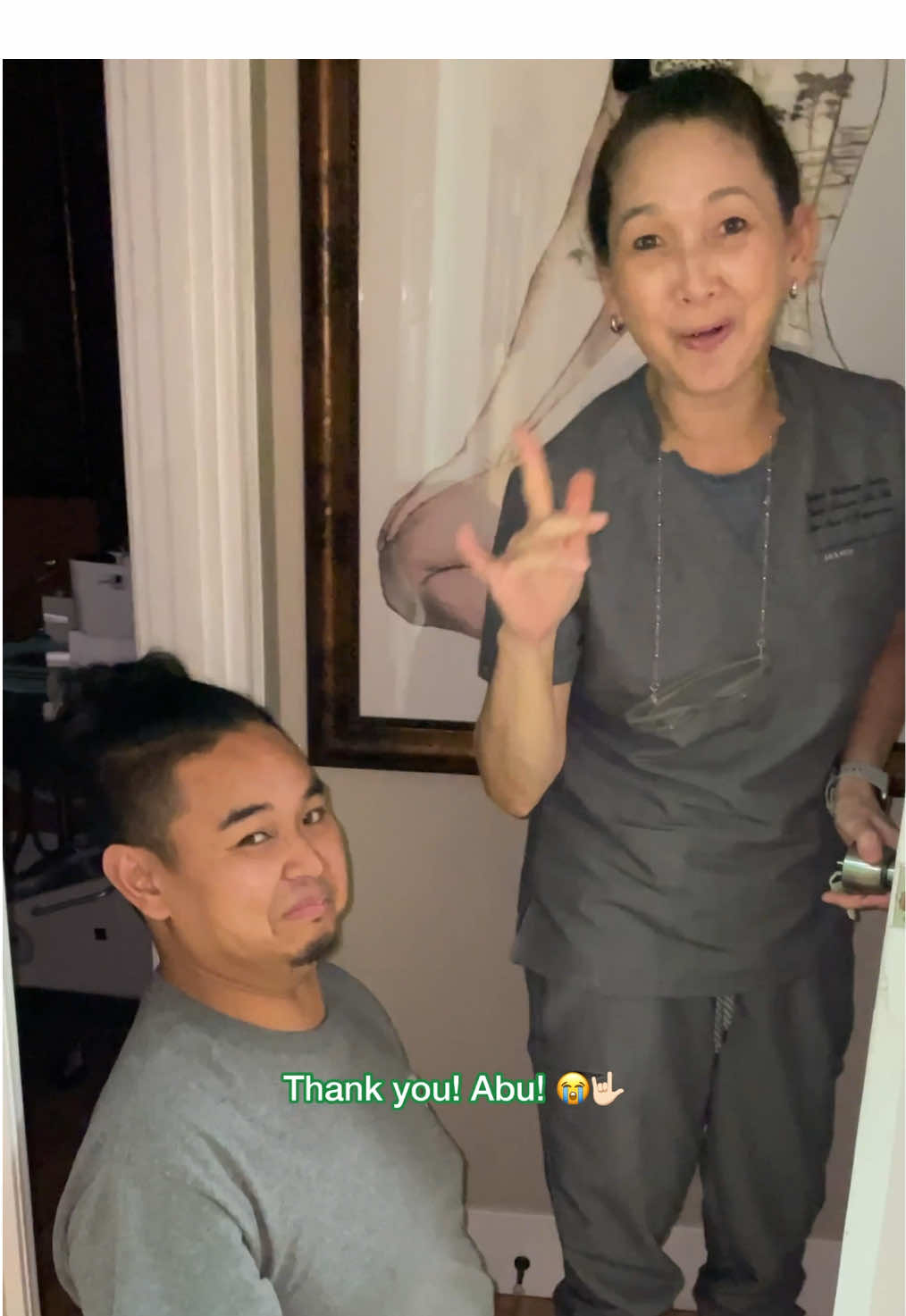 Bruce always ready to help 😭🥹  @Bruce John #deaf #Siblings #esthetician 