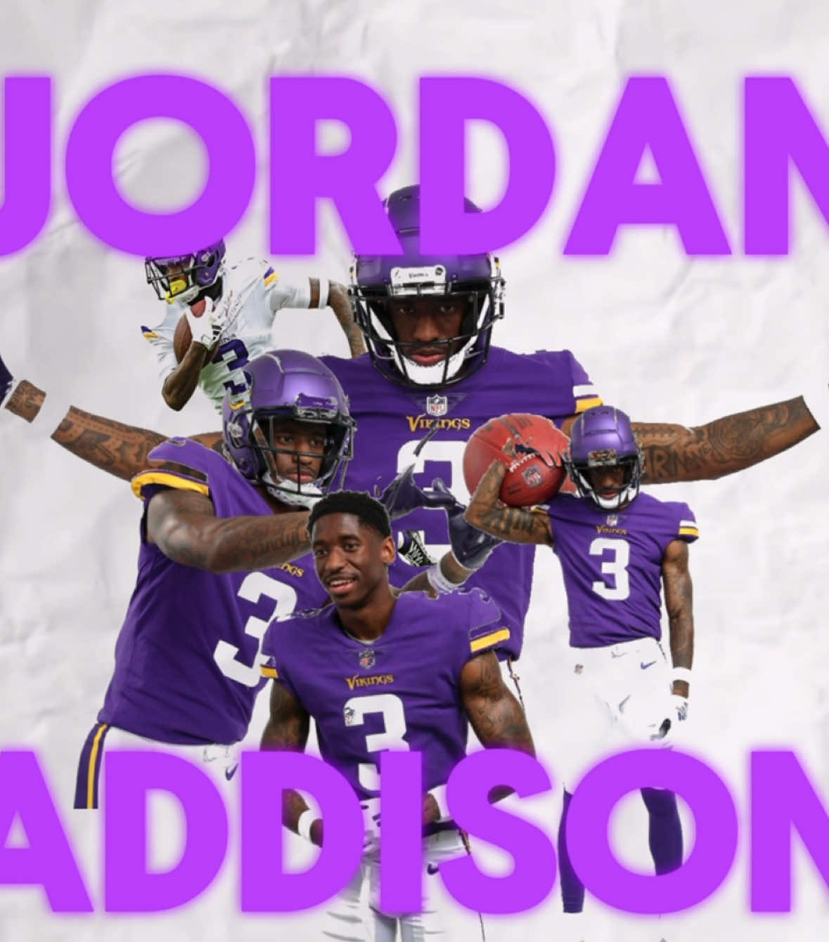 One of favorites for sure | probably last edit |#jordanaddison #vikings #edit #nfl #favplayer #blowup #fyp 