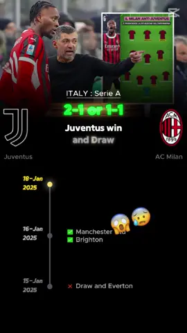 Juventus vs. AC Milan | ITALY - Serie A Top Game Incoming on 15 Jan 2025 🏴󠁧󠁢󠁥󠁮󠁧󠁿 #Juventus #ACMilan #team #Football #soccer #sports #footballtoday #prediction #footballpredictions #soccerpredictions #footballtip #footballpicks #footballanalysis #footballtiktoks #soccertiktok #viral #viraltiktok #viralvideo #fyp #foryou #foryoupage #trending