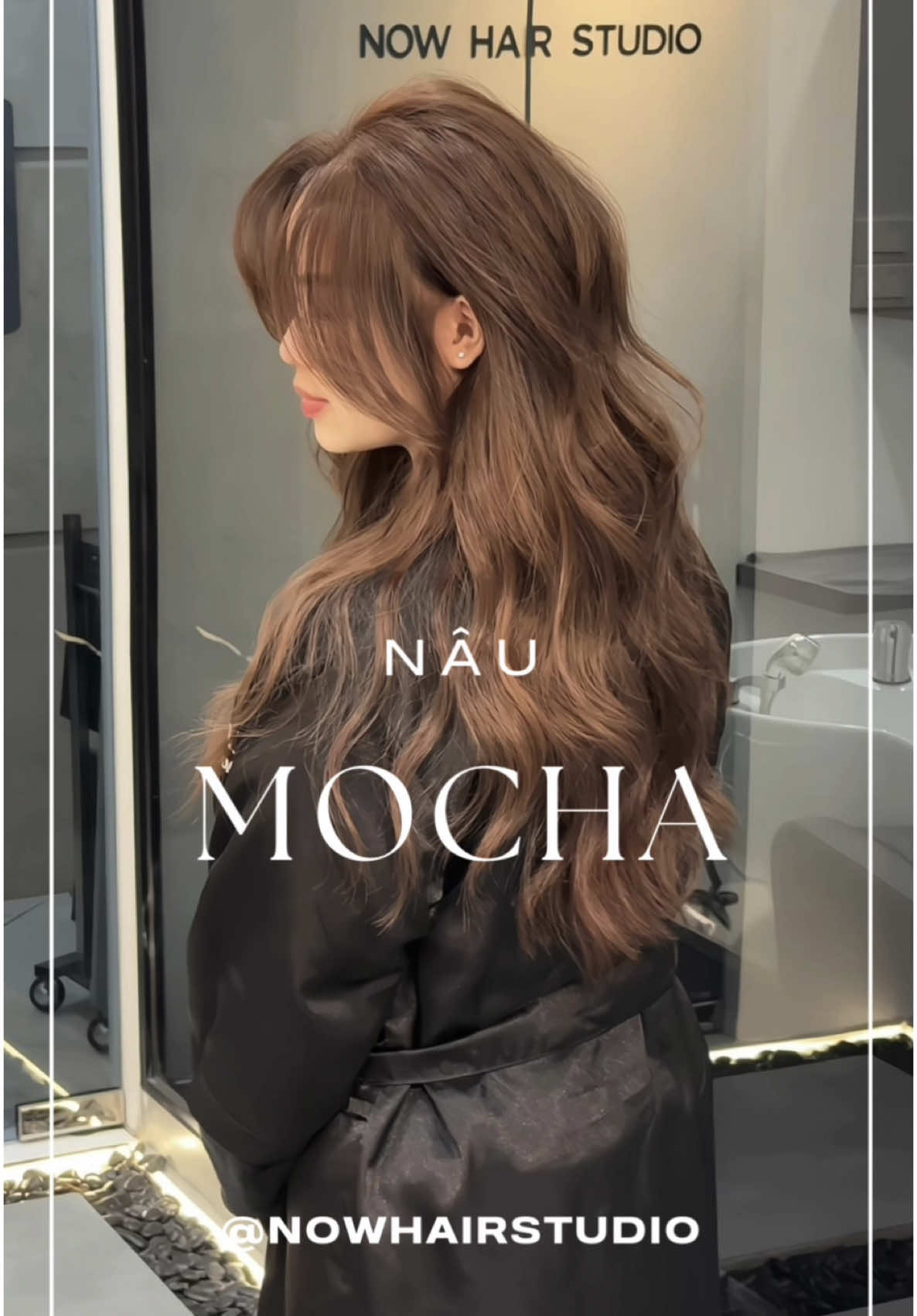 Siêu phẩm Nâu Mocha “không tẩy” hot trend 2025. Hệ xu hướng Nhuộm Thuần Chay độc quyền tại Now Hair Studio. An toàn sức khoẻ, bảo vệ tóc, không gây kích ứng da đầu#nhuomtoc #nhuomthuanchay #naumocha #salontocdep #viral #xuhuong #nowhairstudio 