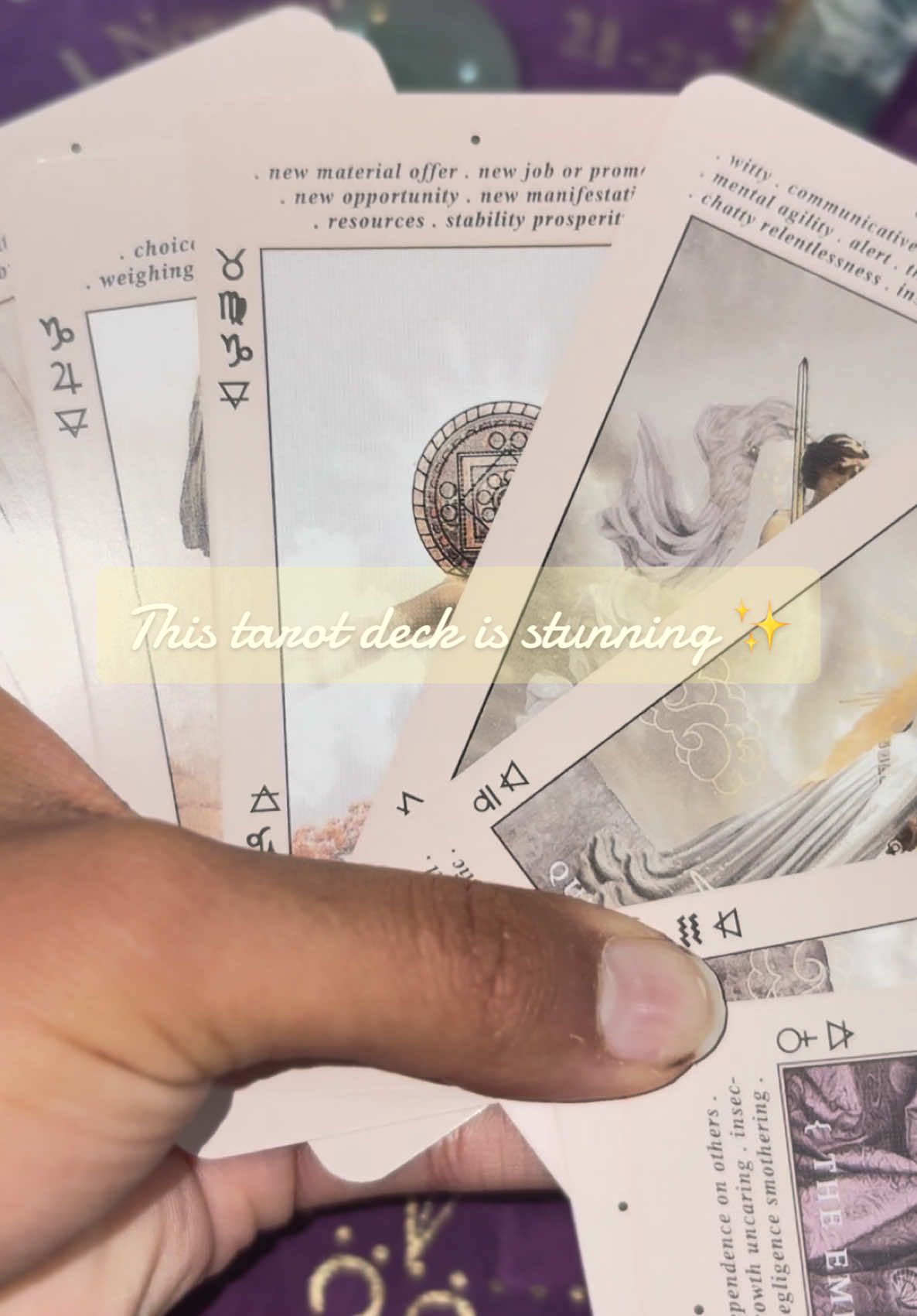 Check out this gorgeous lucid dreams tarot deck I just added to my collection ✨ so pretty, perfect for beginners & it’s only $14 with free shipping! Such a great deal 🥰 #tarot #tarotreading #tarotcards #beginnertarot #luciddreams #witchyvibes #fyp #spirituality #tiktokmademebuyit 