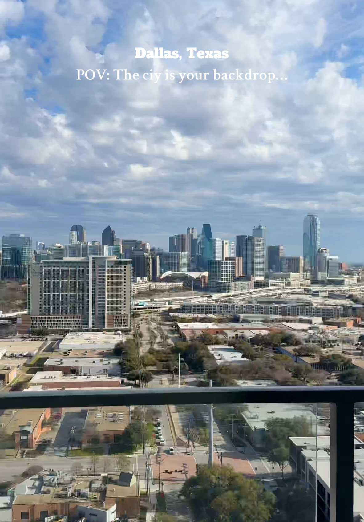 POV: The ciy is your backdrop…  #dallas #dallasapartments #realestate #apartmenttour #movingtotexas #dreamapartment #highrise #cityview #dfwrealestate #texas #movingtodallas #dfw #dallastiktok #fyp 