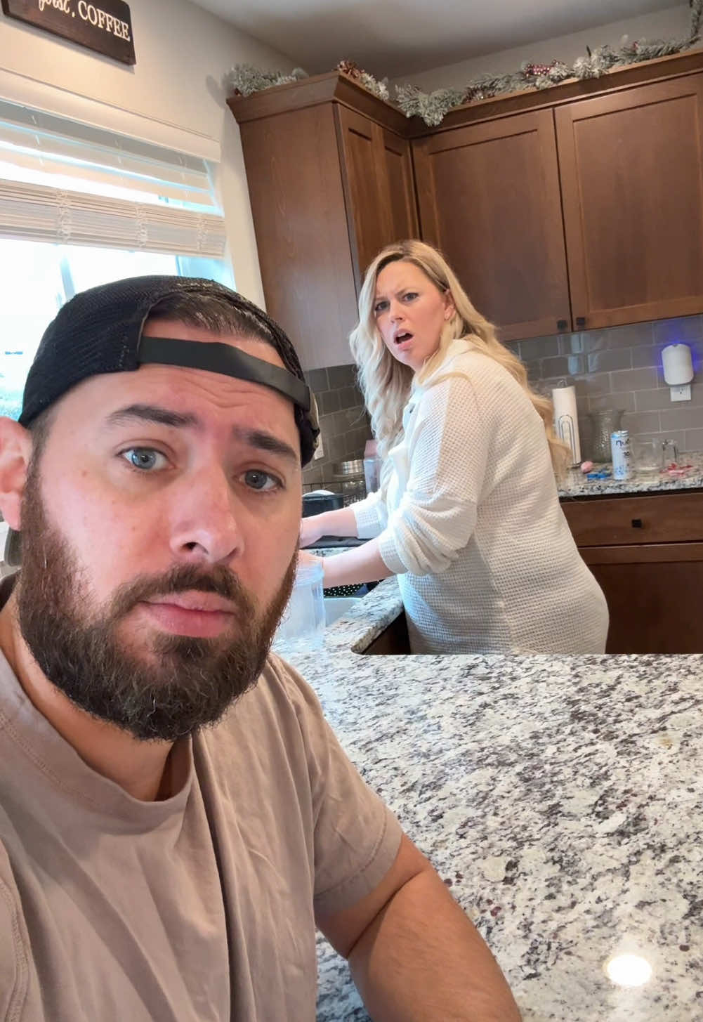 Wait… I can explain. 🐘😂#marriedlife #relationshipgoals #pregnantlife 