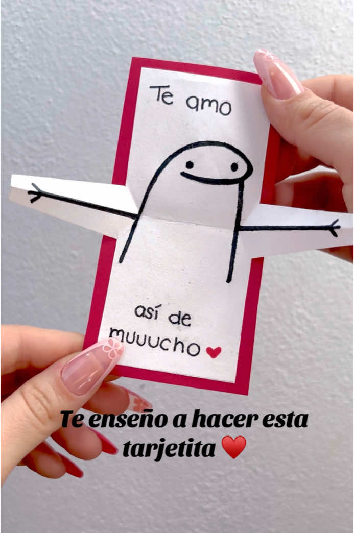 Tarjeta de abrazo con flork #Love #boyfriend #girlfriend #craft #Relationship #relationship #parati #foryou #DIY #pasoapaso #tutorial #amor #flork #sanvalentin #diadelamor #14defebrero 