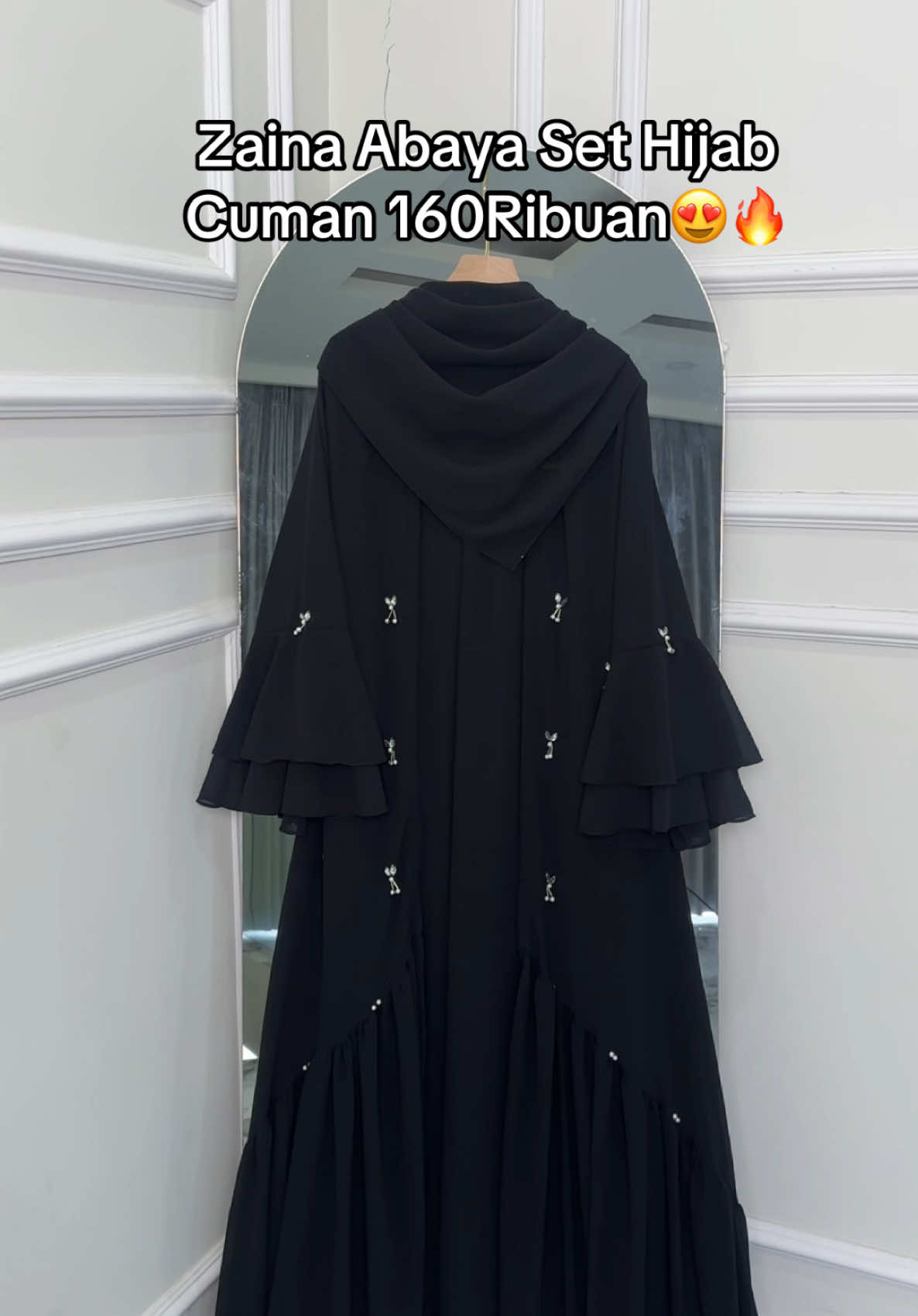 Restock lagi nanti jam 12 siang ya bun, Wajib sat set untuk warna hitam mah bun😍 jgn lupa join live nya yah bun😍#fyp #padahariini #abaya #ramadhan #lebaran 