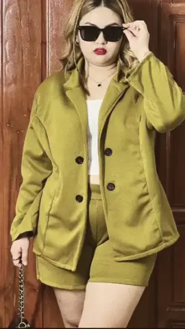 Plus size Blazer short  #setcoordinates #ternocoordinates Available XXL, XXL, 4XL  5XL  #fyp #fypagetiktok  #promotiontiktokvideo #tiktokaffliatemarketing 