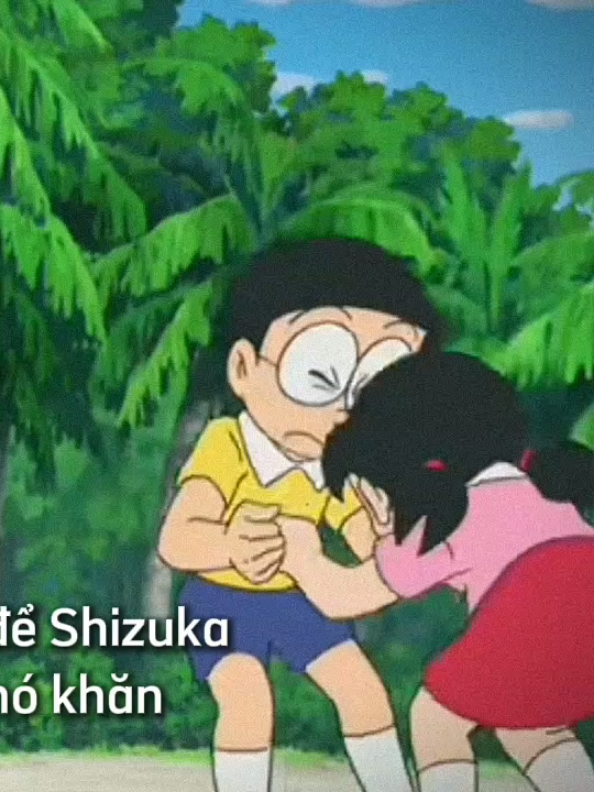 ảnh ngố vậy thôi chứ ga lăng tinh tế có đủ nha #nobitashizuka #nobita #shizuka #doraemon 