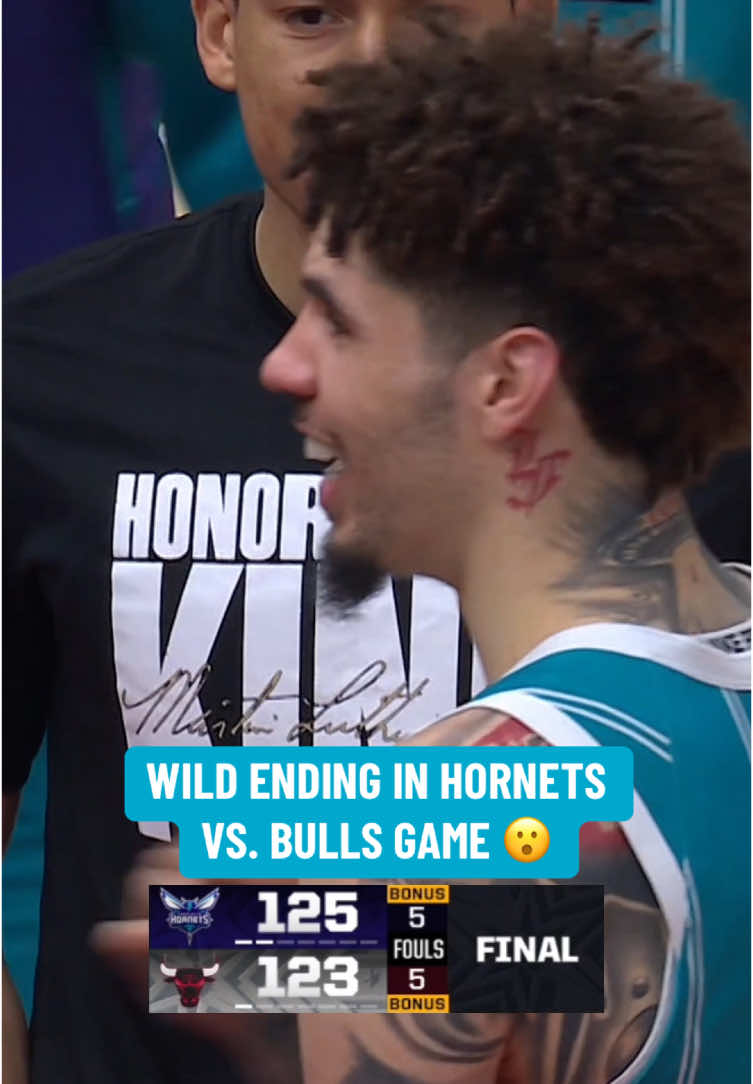 HORNETS WIN 🤯 #NBA #basketball #hornets #bulls 