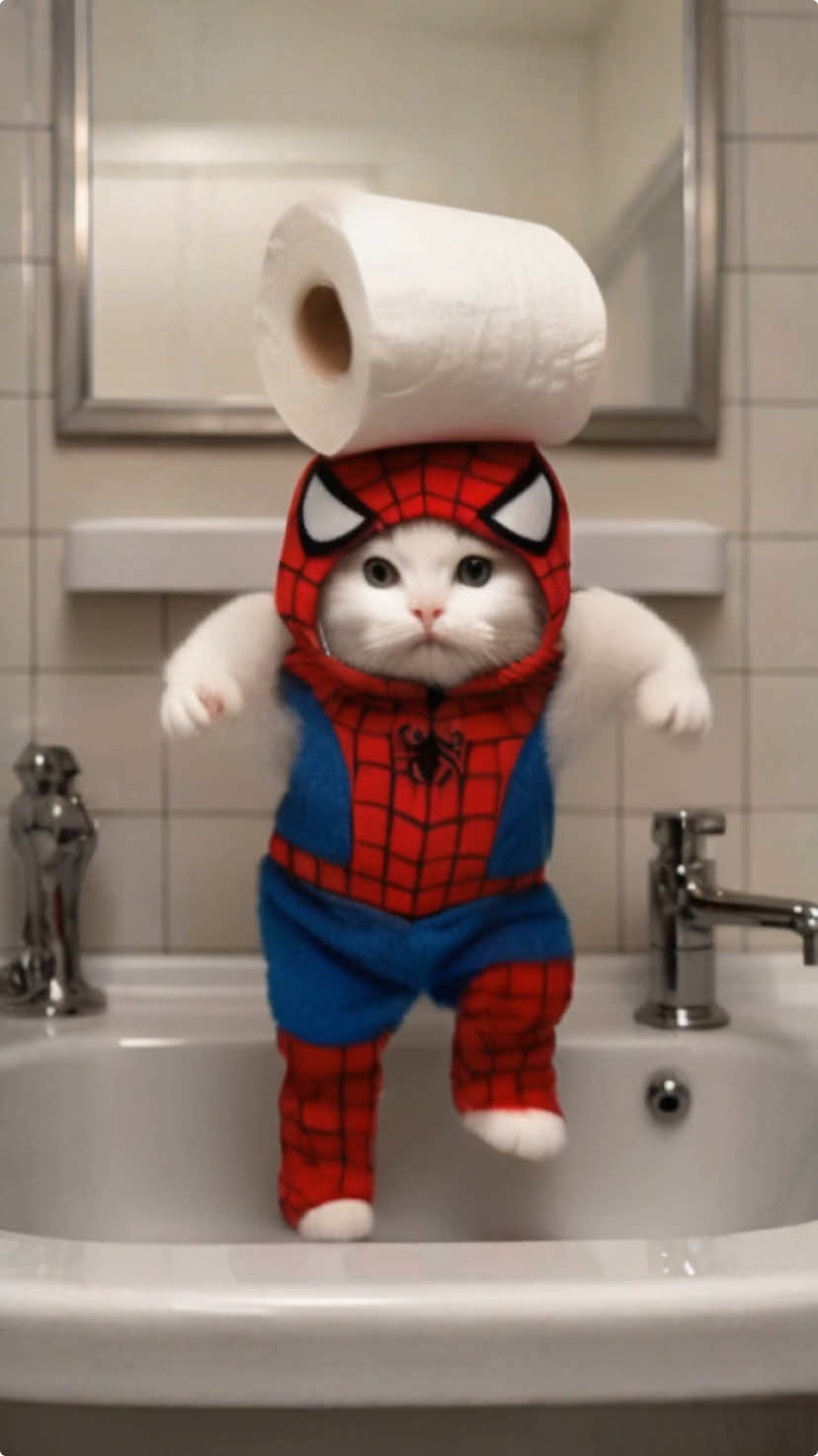 #catdance #spiderman #trending #petdance #funny 