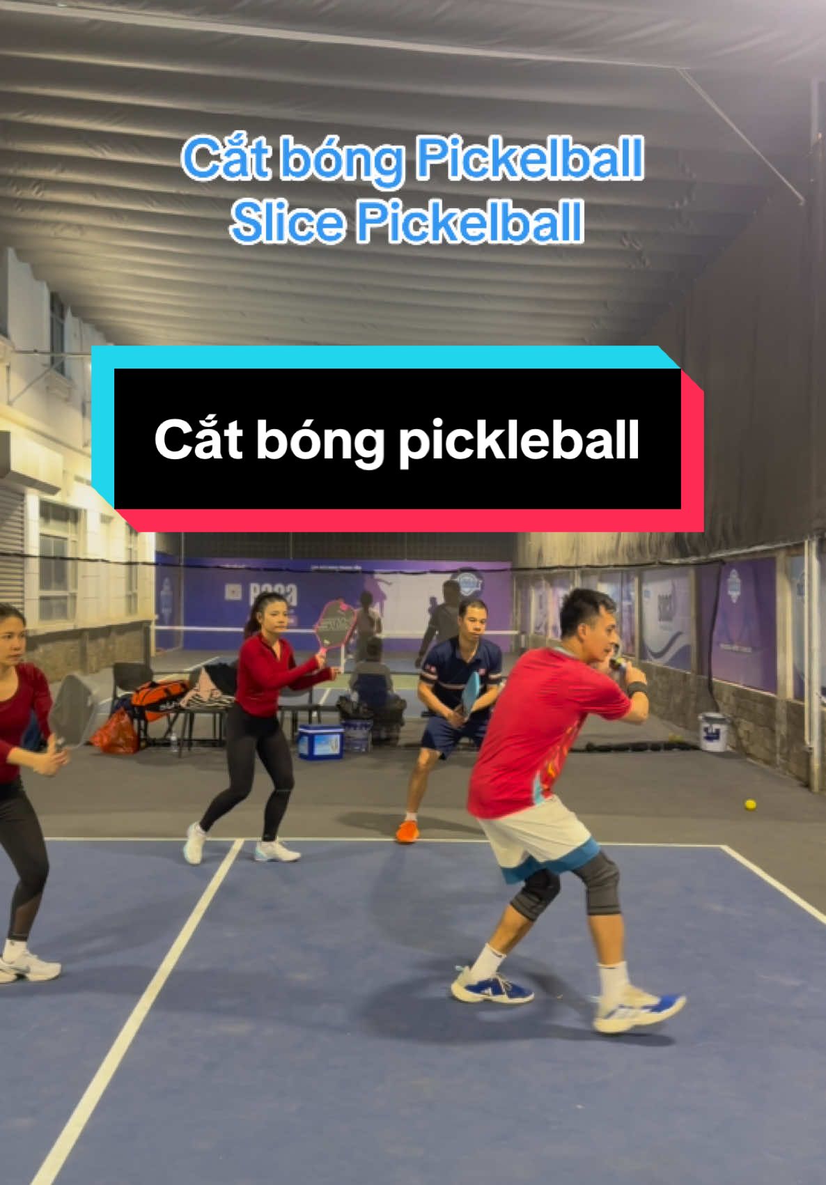 Học Cắt bóng trái tay Pickelball (slice backhand) cho người mới #xuhuongtitok #pickleball365 #wikapickleball #pickleballtiktok #daypickleballhanoi #pickleball#slicepickleball @DẠY PICKLEBALL 365 HÀ NỘI 