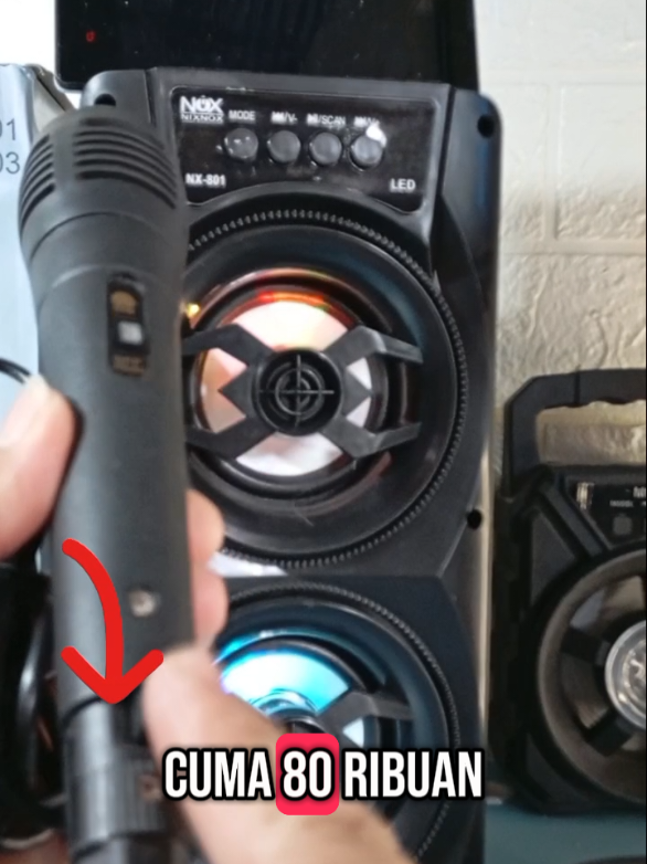 Speaker Bluetooth Bass ukuran 2x3,5 inchi Ftee Mik Kabel & kabel Cas #eletronik  #speaker  #speakerbluetooth 