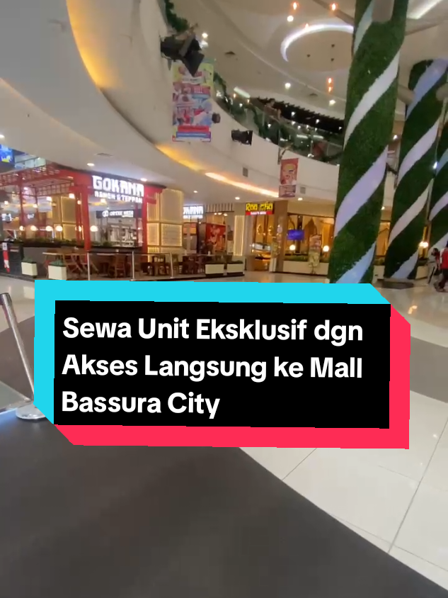 Temukan kenyamanan berbelanja dan hiburan dengan akses mudah ke Mall Bassura city! Nikmati kemudahan yang tak tertandingi hanya disinii#fypage #fyppppppppppppppppppppppp #fyp #bassuracity #bassuracityapartemen #apartemenbassura #huniannyaman #hunianjakarta #apartemenbassuracity #apartemenpodomorogolfview #pgv #apartemenpodomoro 