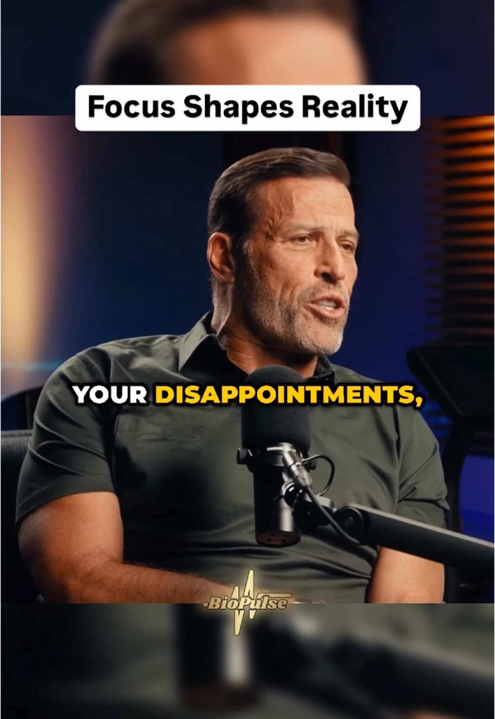 🔍 You Don’t Experience Life, You Experience What You Focus On What we focus on determines the quality of our lives. 🌪️ What’s Always Available? 	•	What’s Wrong: There’s always something to complain about. 	•	What’s Right: Gratitude is a choice that leads to joy. 🧠 Why It’s Not About Positivity: 	•	It’s about intelligence—choosing where your focus goes. 	•	Disciplining your disappointments ensures they don’t grow and take over. ✨ The Takeaway: Life gives us challenges and opportunities. It’s how we use them and what we choose to focus on that shapes our reality. 🗣️ Speaker: Tony Robbins 🎵 Music: Linkin Park - One More Light 🎬 Video: Chris Williamson (YouTube) Contact us for credit or removal requests (no copyright intended) ©️ All rights and credits reserved to the respective owner(s).