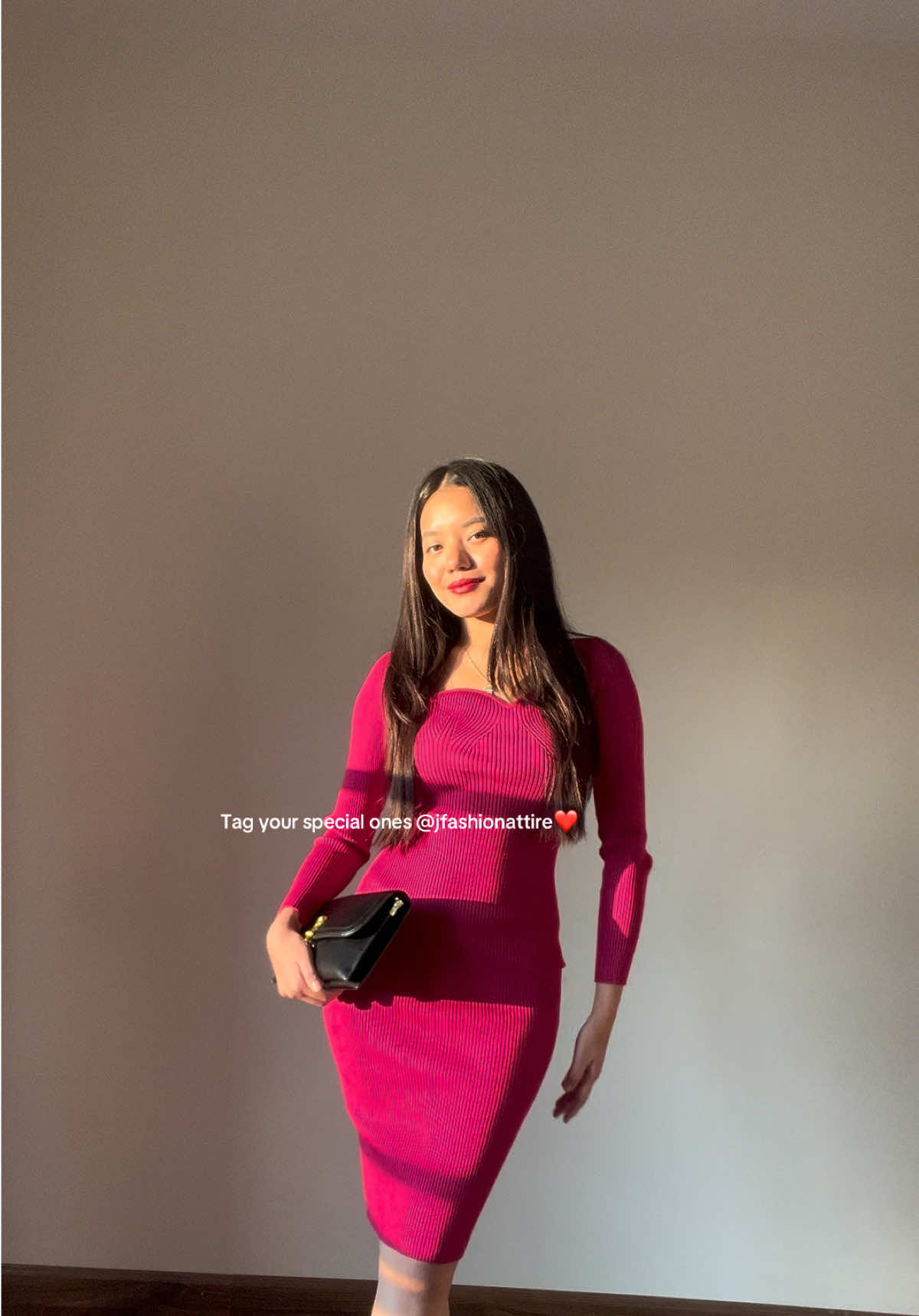 Draped in elegance, glowing with love 🌹💃  Tag your special ones for this valentine’s ❤️ Delivery all over Nepal🇳🇵 #onepiece #dress #valentinesspecial #goviral #foryou #foryoupage #pokharamuser #jfashionattire 