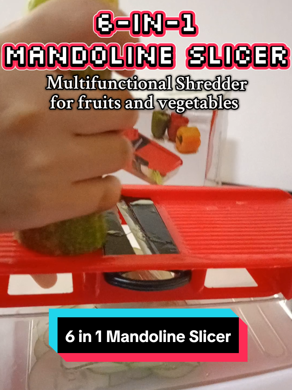 6in1 Mandoline Slicer | Vegetable Slicer | Shredder for Fruits and Vegetables | Very useful lalo sa mga mahilig magluto!!! Wala ng hirap hirap sa paghiwa hiwa dahil meron naman pala nito! #mandolineslicer #vegetableslicer #vegetablecutter #multifunctionalslicer #budolfinds #sulitfinds #kitchentools #fypシ #fyp #MomsofTikTok 