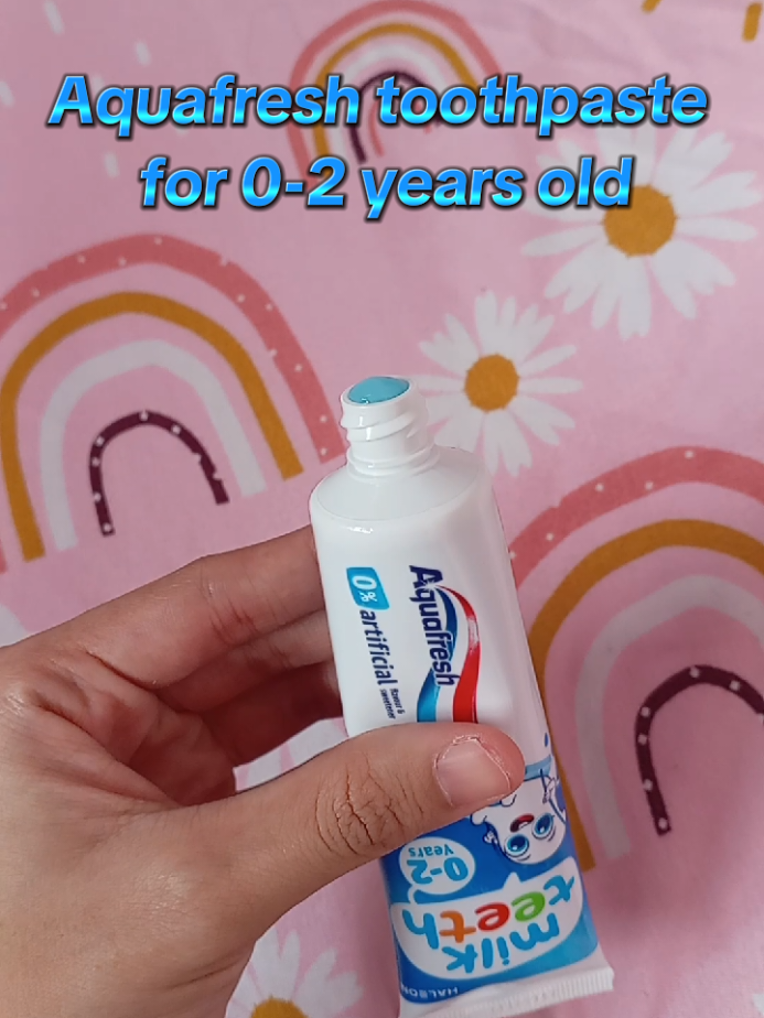 Aquafresh milk teeth kids toothpaste 0-2 years old 🦷❤️ #aquafresh #aquafreshtoothpaste #tiktokaffiliate #tiktok #fyp 