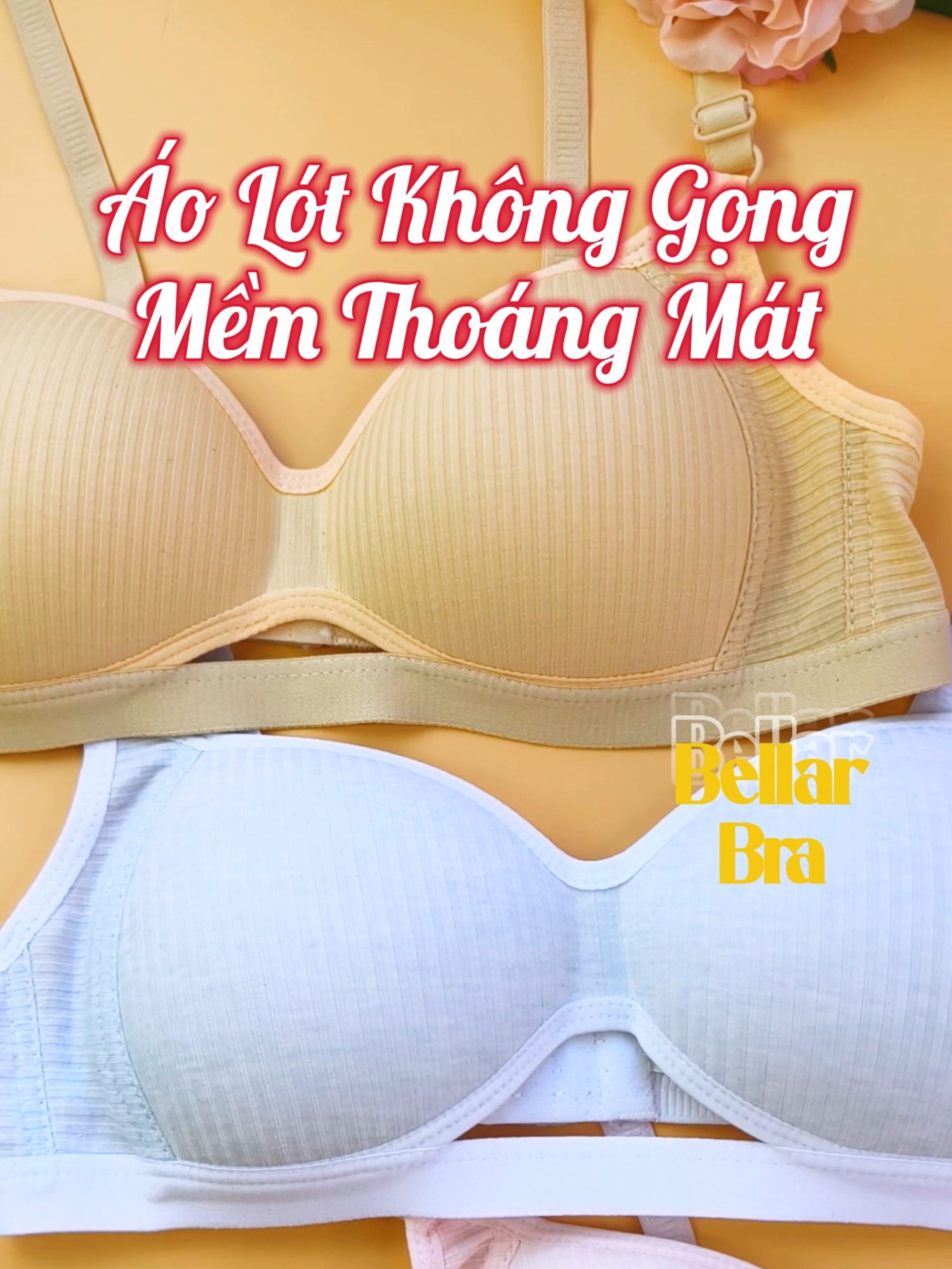 Áo lót không gọng Cotton Gân Tăm Mềm Thoáng Không Gọng Mút Mỏng Nhẹ, Áo Lót Màu Nhẹ Nhàng Ôm Gọn Tôn Vòng 1 Bellar Bra A6114 #SaleLuongVe #MuaTaiTikTokShop #tiktokshopmall #thuhaifreeship #macdepmoingay #hottrend #xuhuong #SanDealThanToc #LuotVuiSam #TikTokShop