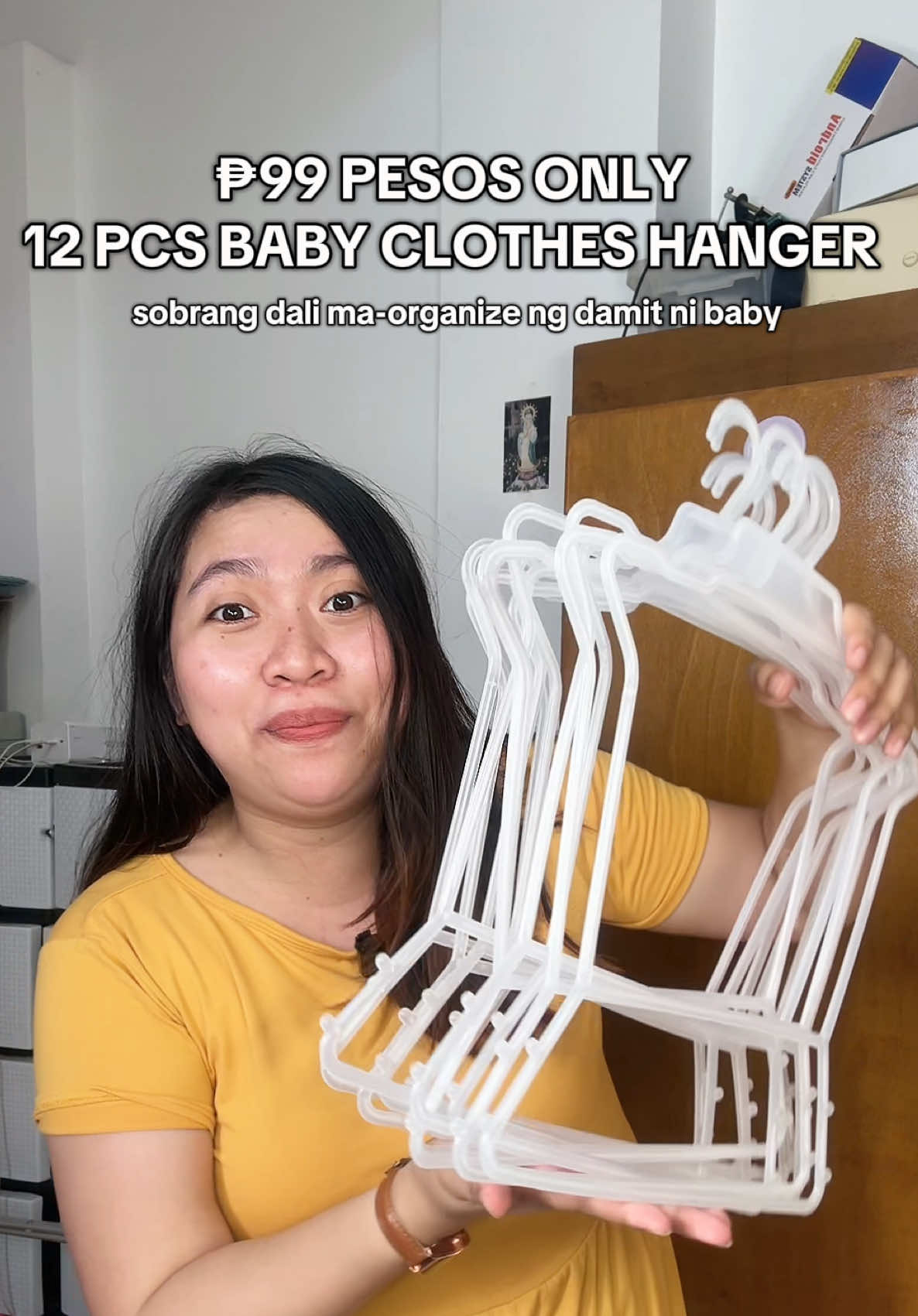 finally sobrang dali nalang ma-organize ng damit ni baby #babyhanger #babyessentials #babyproducts #tiktokfindsph #tiktokph 