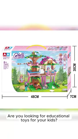 504pcs Dream tree House Blocks Girls DIY Assembled Toys