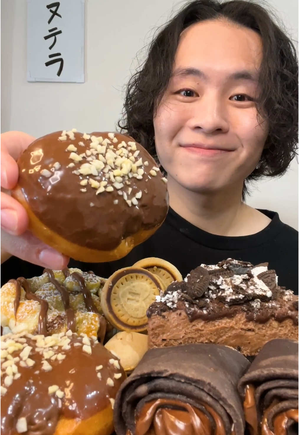 ヌテラ大集合‼️#nutella #asmr #咀嚼音 #mukbang #大食い 