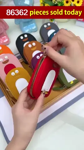 Cute & Compact! Penguin PU Credit Card Coin Wallet – Spring New Arrival #WalletGoals #Penguin   #CardWallet