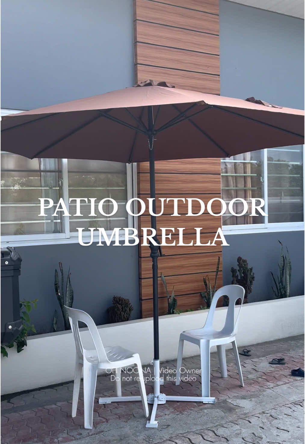 Maganda din ito sa bakuran nyo if may space kayo for tambayan #outdoorumbrella #patioumbrella #fyp #tiktokfinds #affordable 