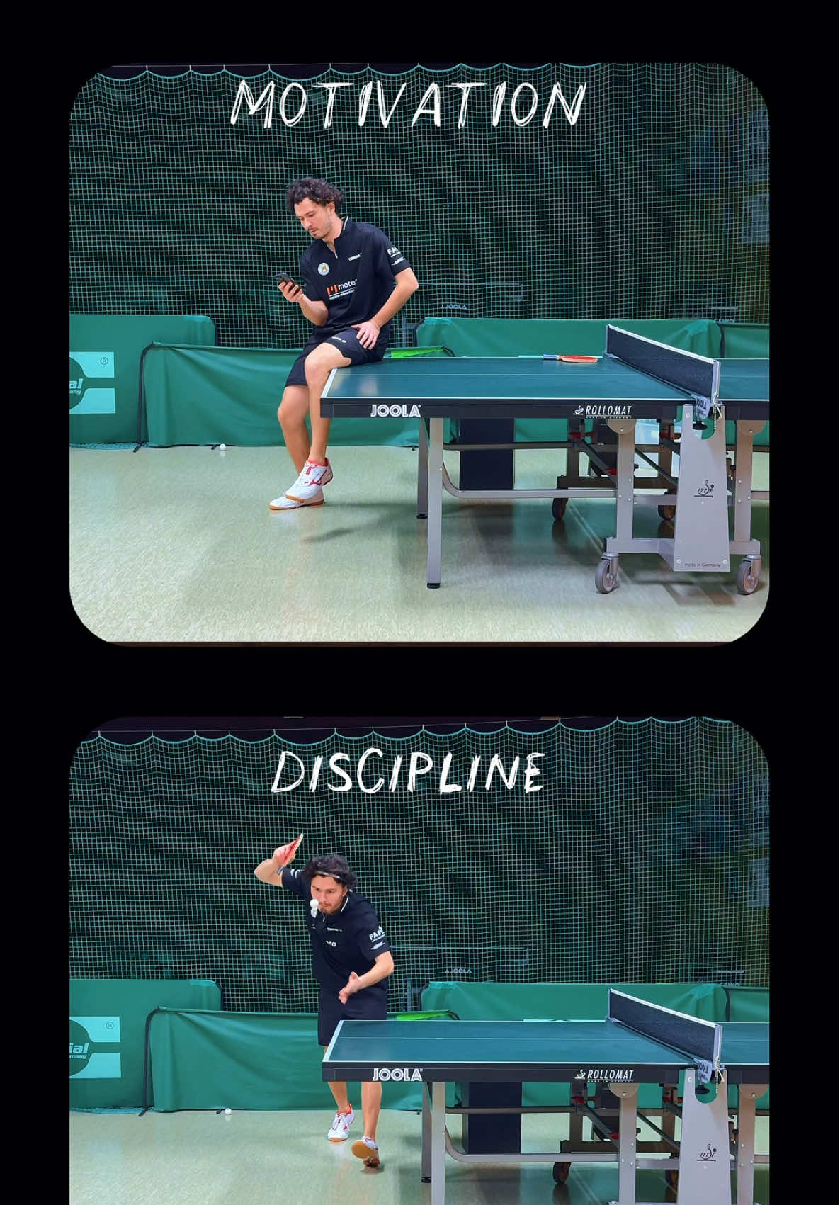 Motivation vs Discipline #tabletennis #pingpong 