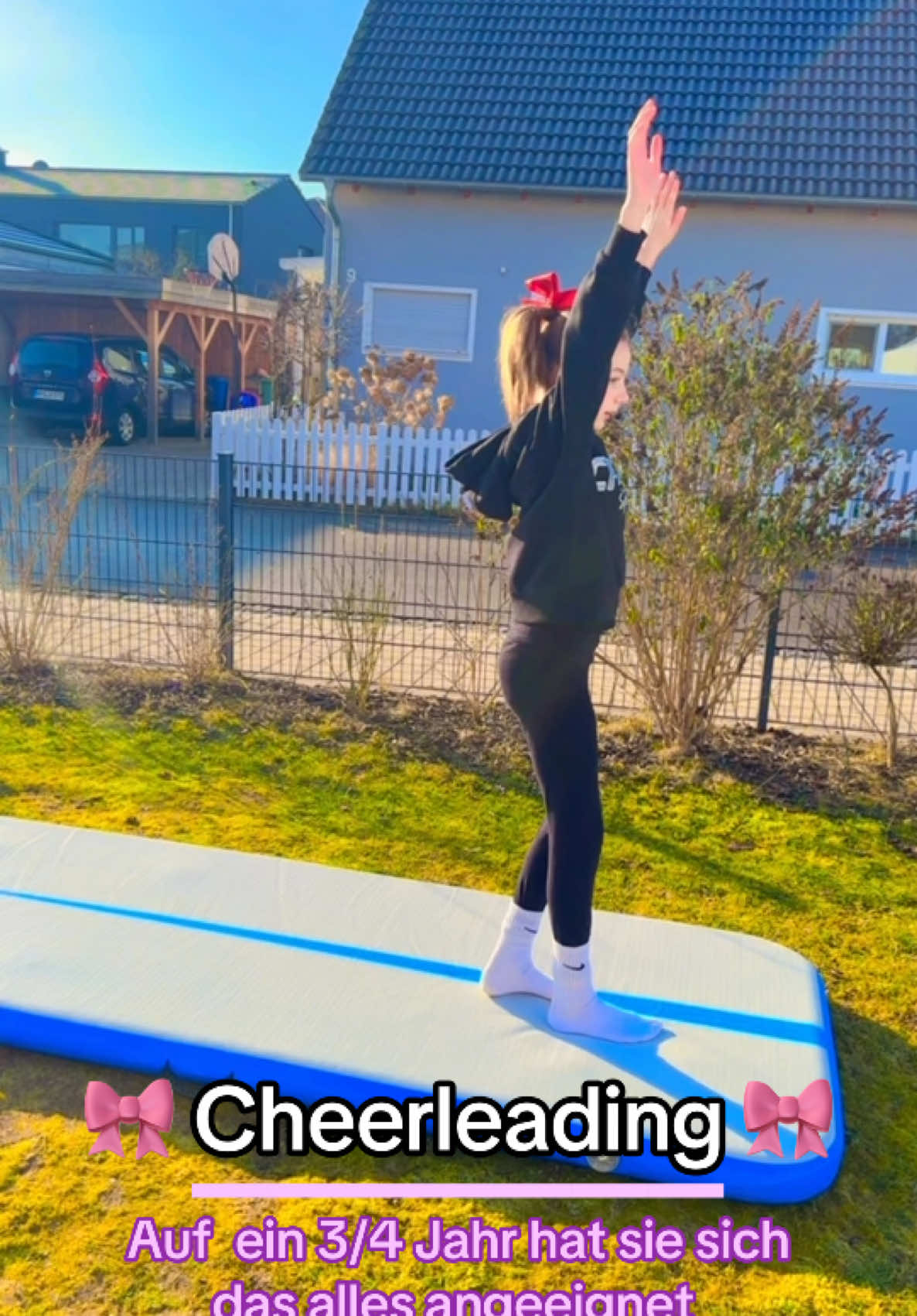 🎀 Wenn ich das anschaue was sie auf kurzer Zeit erlernt hat , bin ich so stolz auf sie 🎀 #cheerleading #cheer #cheerleader #cheermoms #cheerup #cheertok #cheers #flickflack #salto #überschlag #bogengang #schrittüberschlag #backflip 