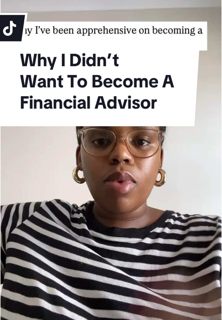 Why I Didn’t Want To Become A Financial Advisor #financialcoach #financialadvisor #financialliteracy #financialcoaching #financialplanning #financialtips #finanacialfreedom #fyp 