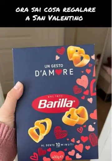 Nuova pasta Barilla a forma di cuore ❤️❤️