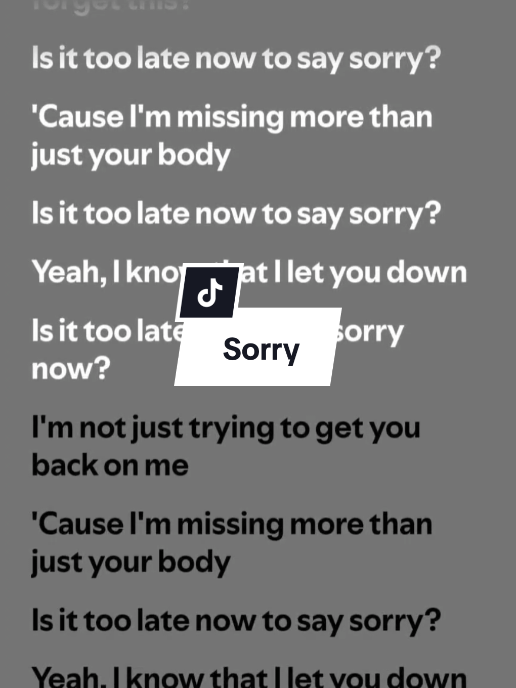 Justin Bieber - Sorry (Lyrics) #musicprospect #lyrics #fyp #fypage #fyppppppppppppppppppppppp #spotify #justinbieber #sorry 