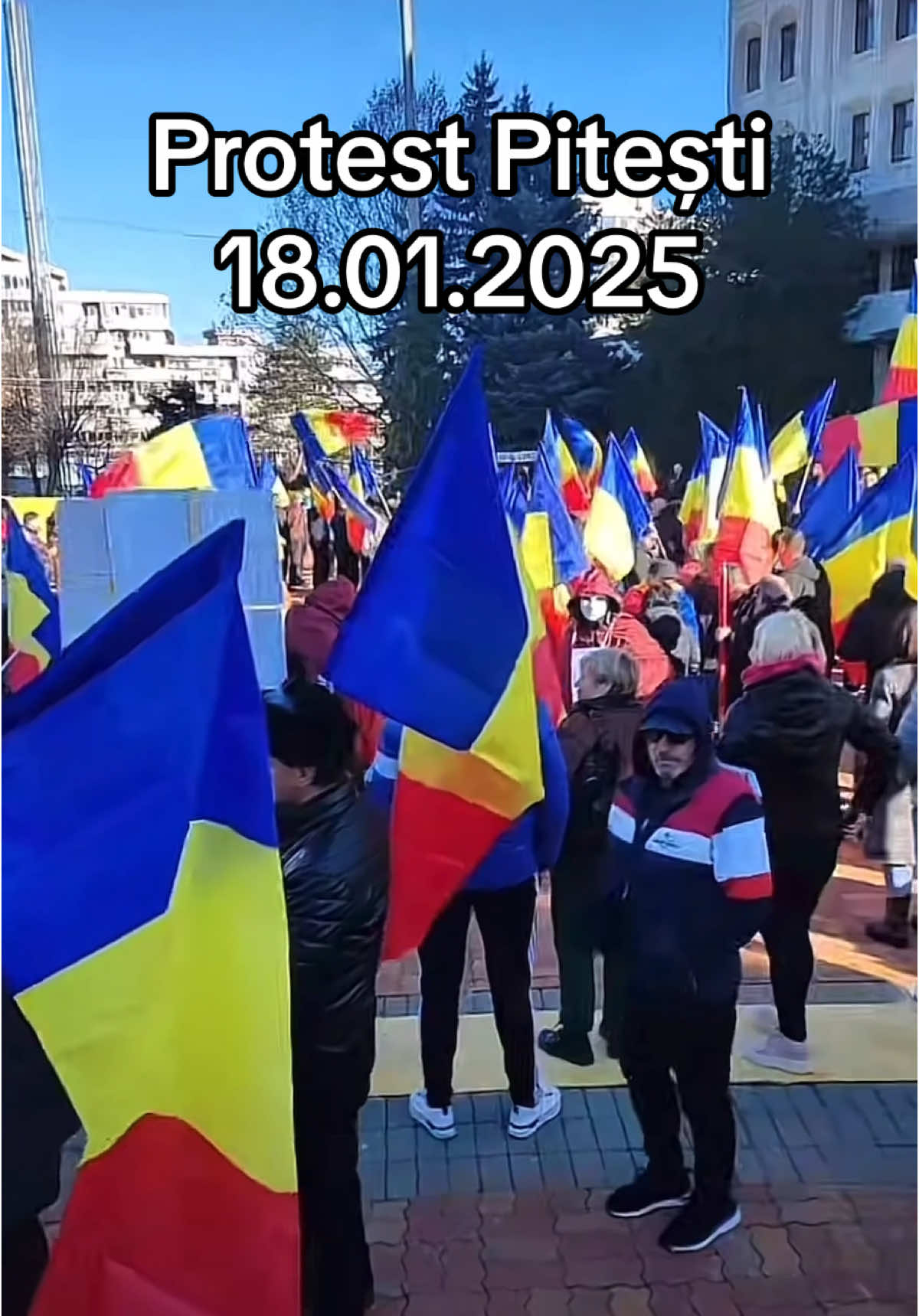 Protest Pitești #romania #fyp #protest #georgescu #turul2 #cg #iohannis #ciolacu #georgesimion 