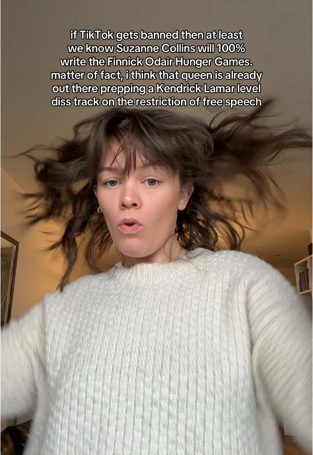 legally obligated to say this is a joke and for comedy purposes only #tiktokban #supremecourt #fypシ #tiktokviral #finnickodair #hungergames #thehungergamescatchingfire #suzannecollins #dystopianbooks 