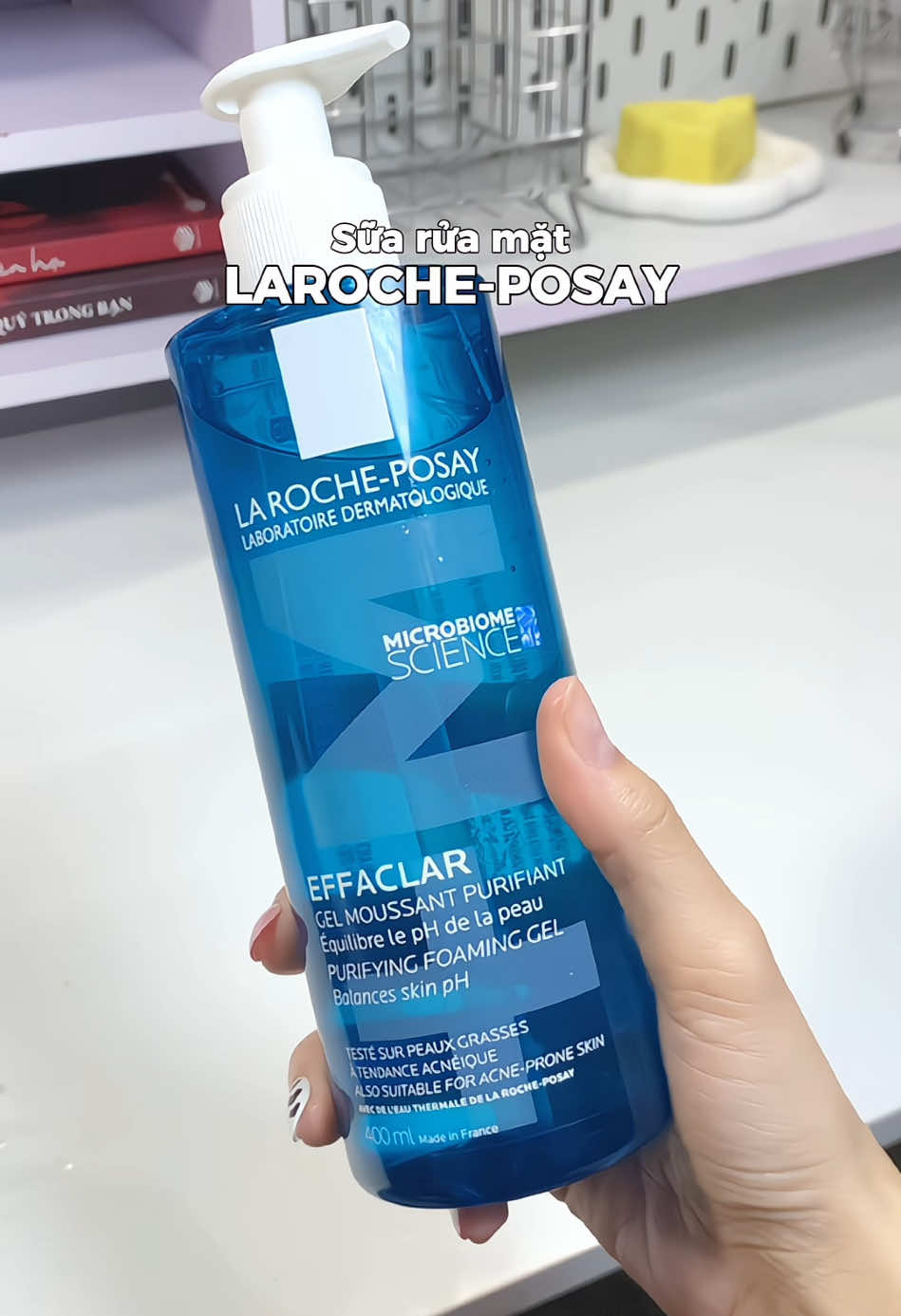 Chân ái cho da mụn-sữa rửa mặt LAROCHE-POSAY  #LaRochePosay #LaRochePosayVN #Effaclar #beautytips #reviewlamdep #xuhuong #samskinchoitet​