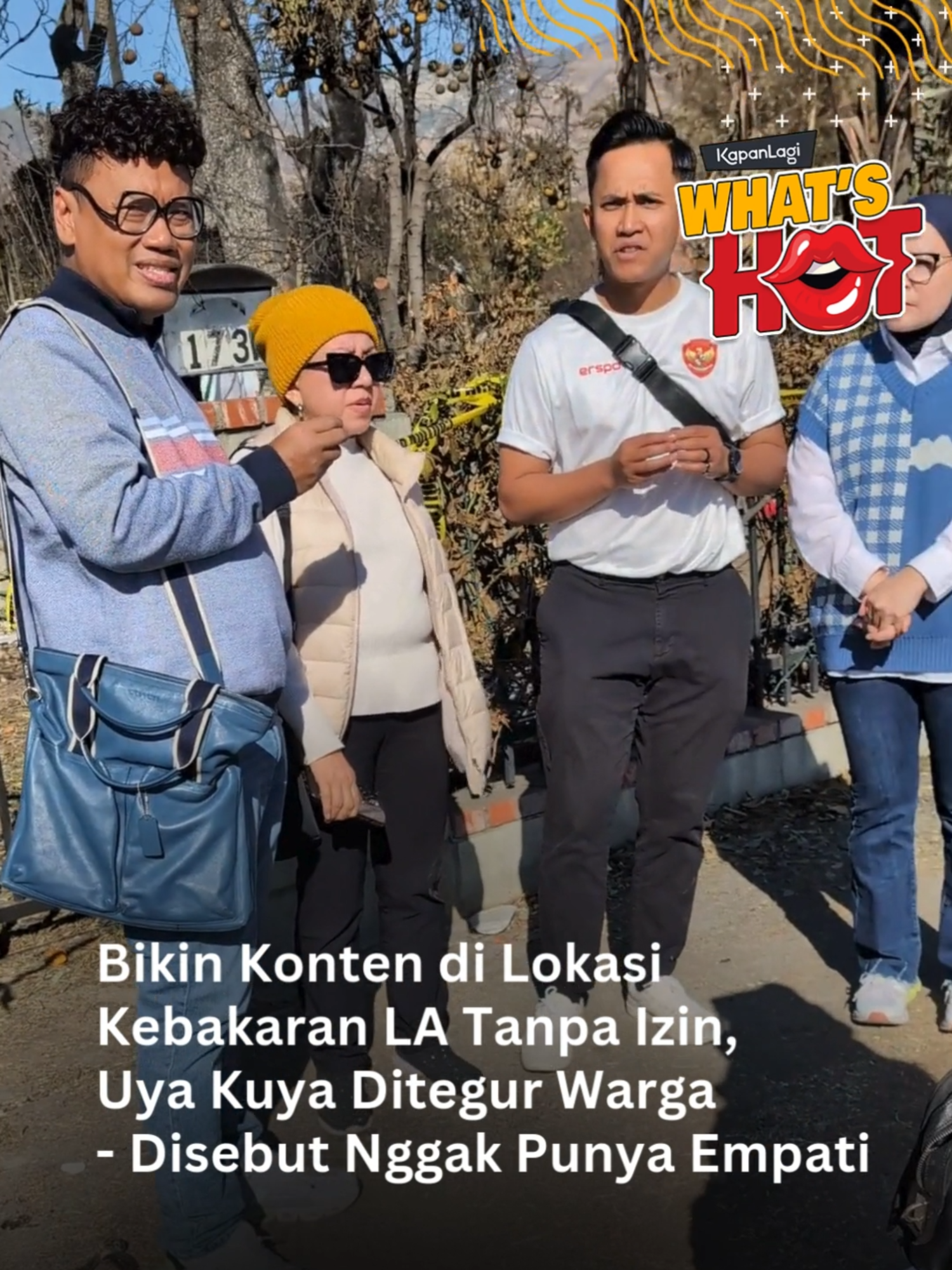 Bikin Konten di Lokasi Kebakaran LA Tanpa Izin, Uya Kuya Ditegur Warga - Disebut Nggak Punya Empati . Simak terus update berita tentang keluarga selebriti, kalau bukan sekarang, KapanLagi? #kapanlagi #selebriti #klkpt #uyakuya #astridkuya