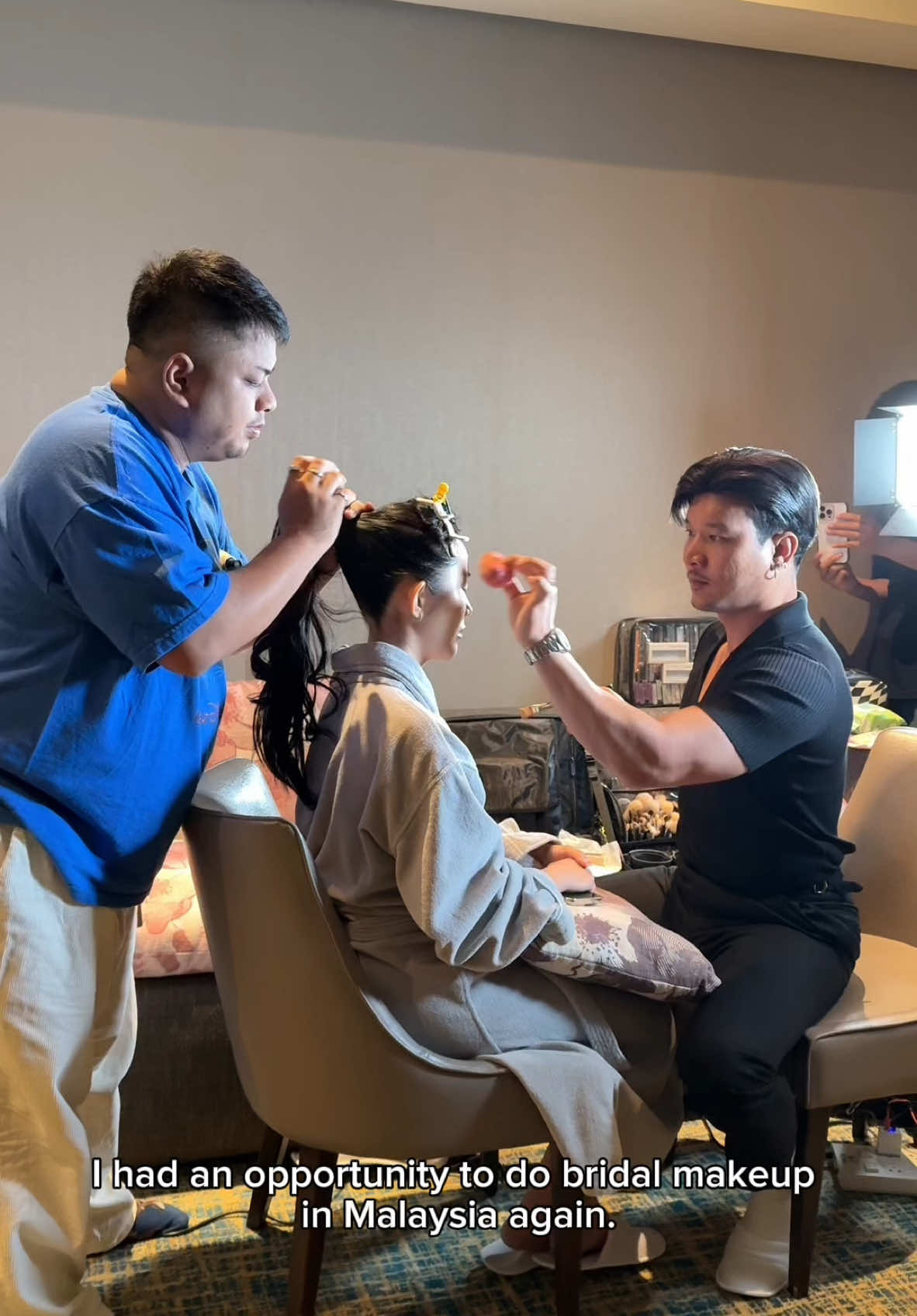 พามาแต่งหน้าเจ้าสาวที่มาเลเซีย✨Vlog Bridal Makeup in Johor Bahru, Malaysia🇲🇾