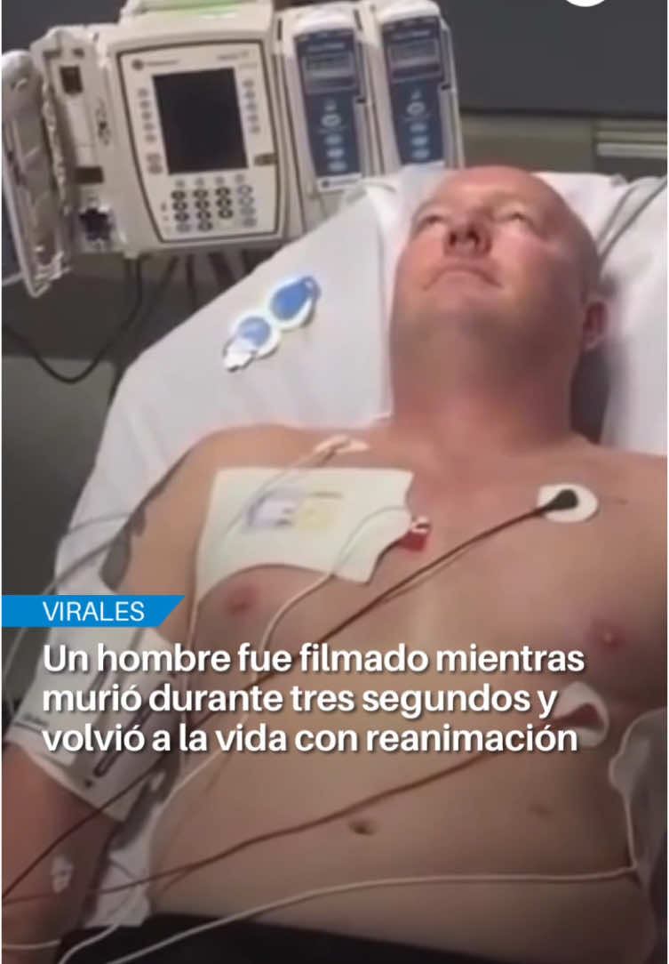 😳 UN HOMBRE FUE GRABADO CUANDO MURIÓ Y SEGUNDOS DESPUÉS FUE REANIMADO Un video se hizo viral al mostrar la muerte de un hombre que falleció durante tres segundos y luego se vio la reanimación y volvió a la vida.