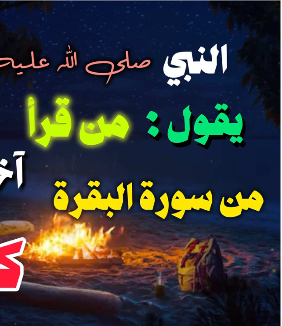 من قرأ آخر آيتين من سورة البقرة كفتاه‼️😕.#انشر_تؤجر_بإذن_الله #عبارات_دينيه_ونصائح_جميله🍃💚 #نصايح #قل_خيراً_أو_لتصمت💞 #فريرس #fypシ 