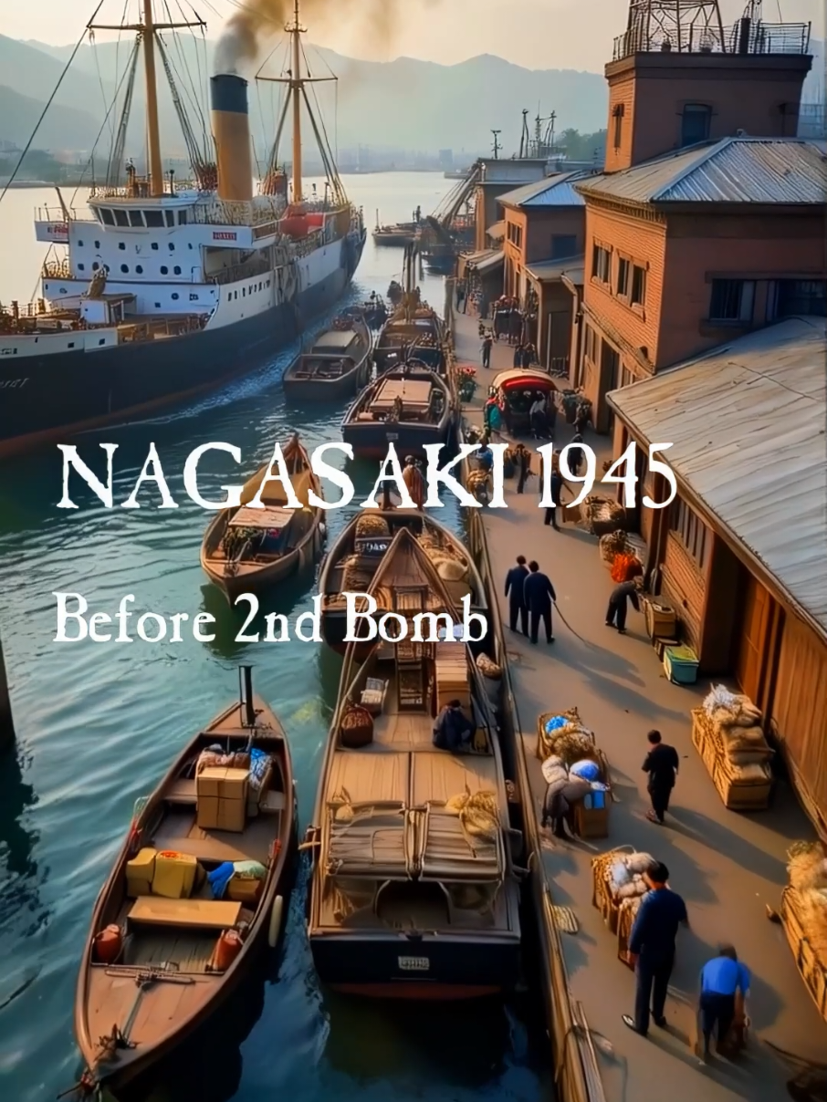 After the devastation caused by the atomic bomb in Hiroshima three days earlier, the city of Nagasaki continued its routine as an important industrial and port hub in Japan. Daily life carried on despite the hardships of war. However, on August 9, 1945, everything changed with the explosion of a second atomic bomb, 