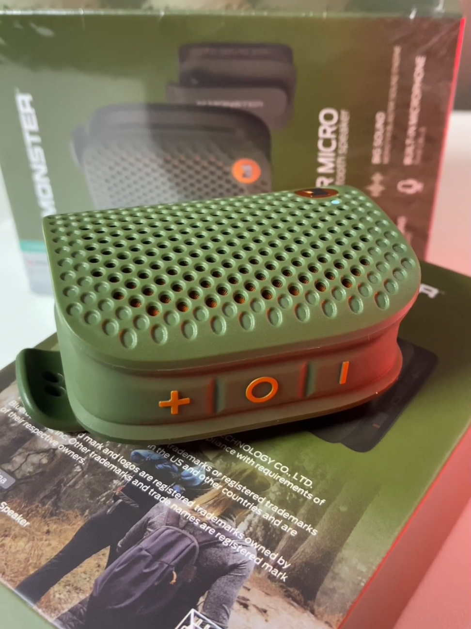 kaliit ang laki ng tunog, waterproof pangaa #minispeaker #monsterblastermicro #speaker #bluetoothspeaker #clipon #portablespeaker #new #musicon #viral 