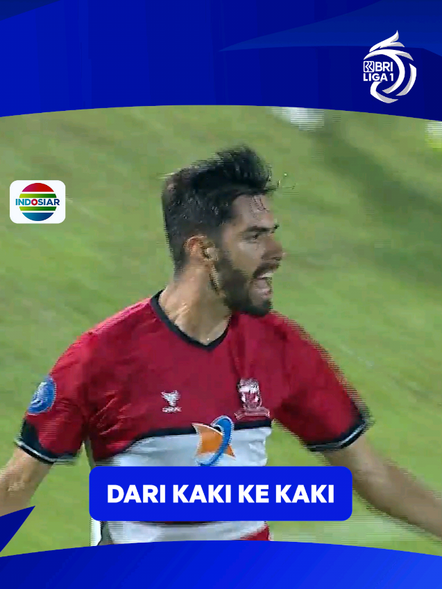 Skema tendangan bebas, diakhiri tendangan Monteiro berhasil menyamakan kedudukan bagi MADURA UNITED🔥 #BRILiga1 #IndosiarSports #IndosiarRumahSepakbolaIndonesia #BRImoMudahSerbaBisa 