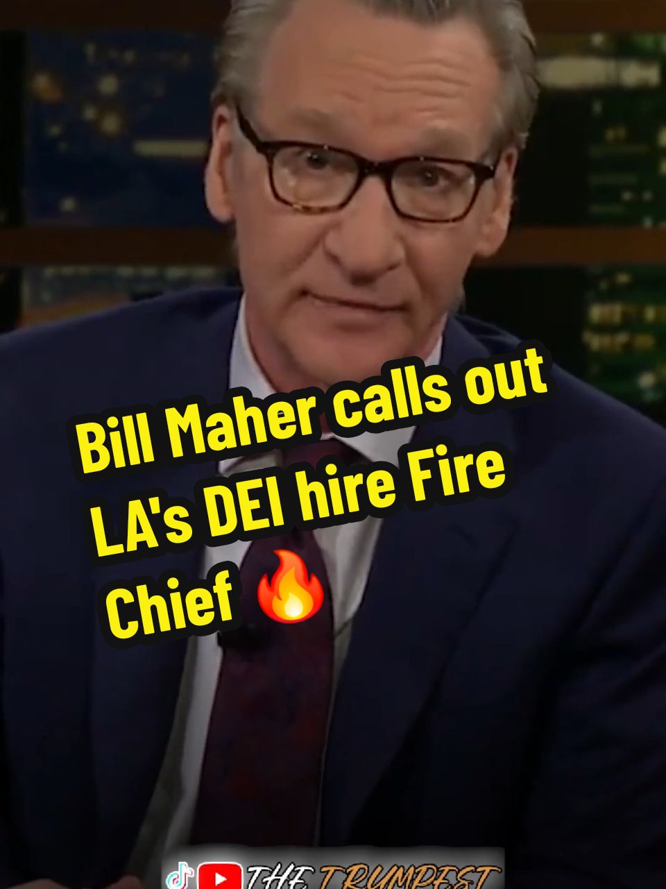 Bill Maher calls out LA's DEI hire Fire Chief 🔥  . . . #trump2024 #news #florida #trumprally #conservativenews #fypシ #fyp #conservative #trump #politics #republican #fypシ゚viral #trending #viralvideo #viral #today #candaceowens 