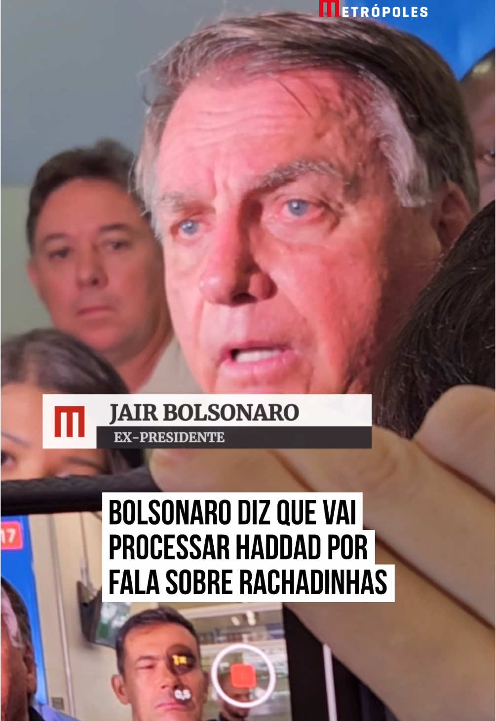 #Bolsonaro diz que vai processar #Haddad por fala sobre rachadinhas. “Me acusa por acusar. Só me resta um caminho, acreditar na #Justiça”, afirmou o ex-presidente neste sábado (18/1). #tiktoknotícias 