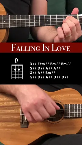 Can't Help Falling In Love With You easy tutorial #elvispresley #ukulele #easy #fyp