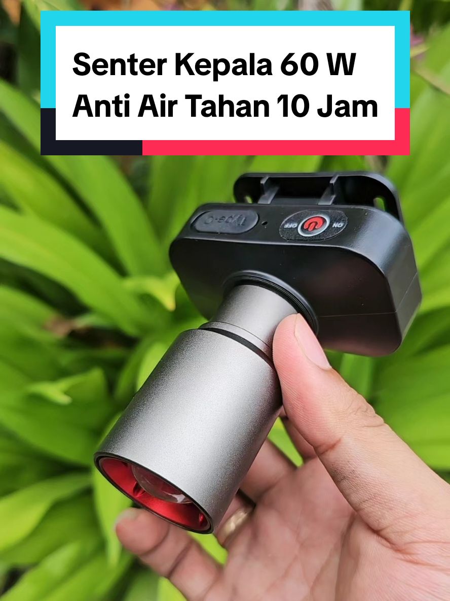 senter kepala aoki 60 Watt super terang anti air bisa zoom #senterkepala #senterled #sentersuperterang 